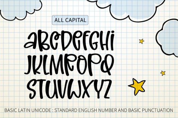 Online School Font preview 2