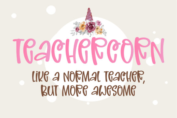 Online School Font preview 4