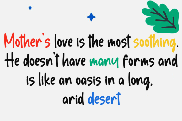 Only Kids Font preview 2