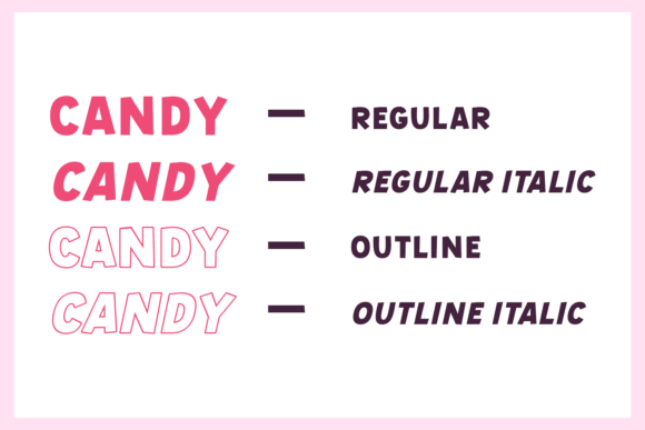 Only Night Font preview 2