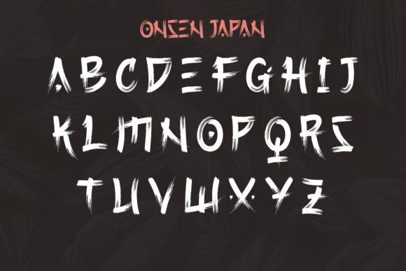 Onsen Japan Font preview 4