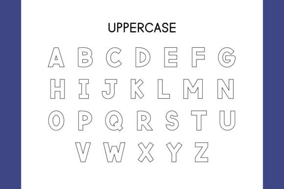 Open Block Alphabet Font preview 3