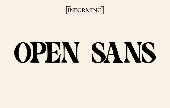 Open Sans Font preview 2