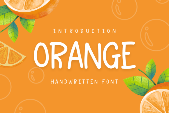 Orange Font