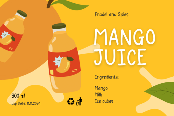 Orange Font preview 4