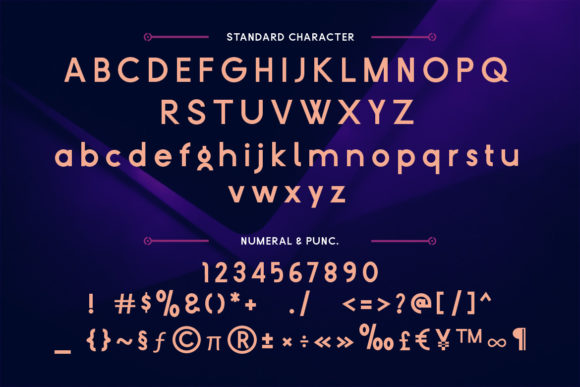 Orbiga Font preview 2