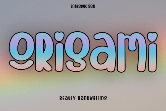 Origami Font