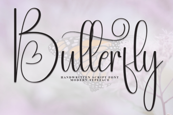 Butterfly Font preview 2