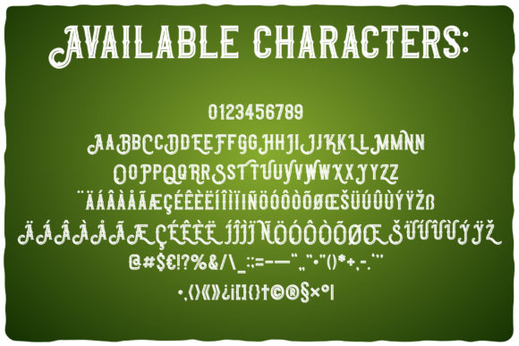 Original Absinthe Font preview 2