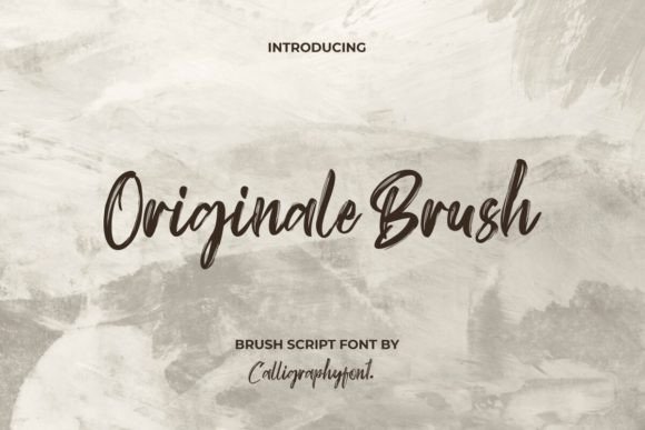 Originale Brush Font
