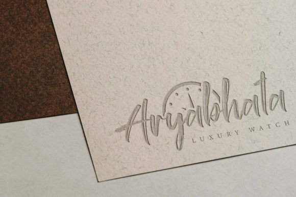 Originale Brush Font preview 2