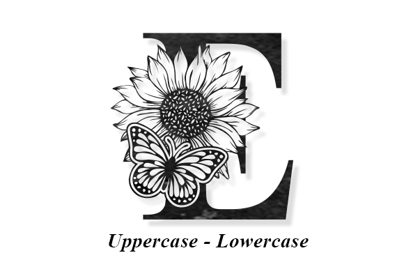 Butterfly and Sunflower Font preview 2