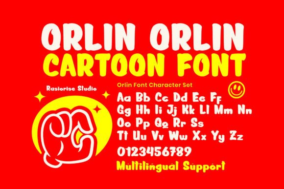 Orlin Font preview 2