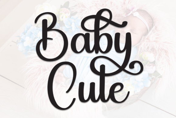 Baby Cute Font preview 2