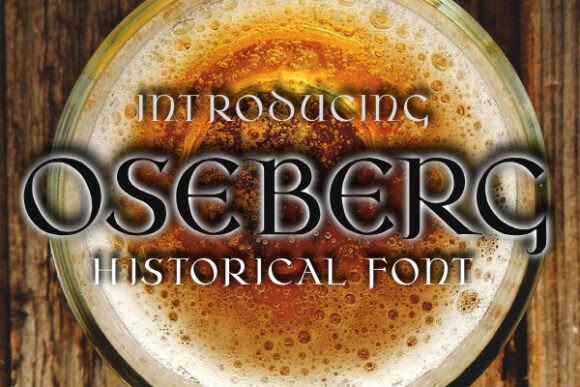 Oseberg Font preview 2