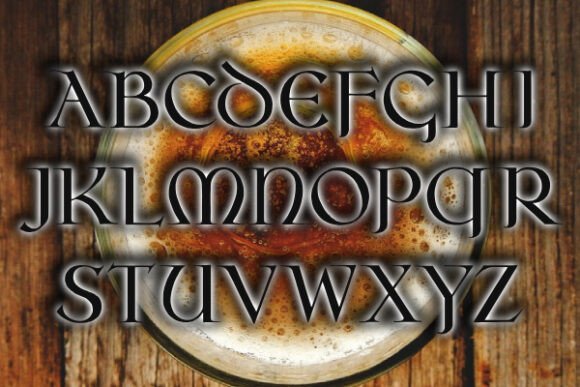Oseberg Font preview 3