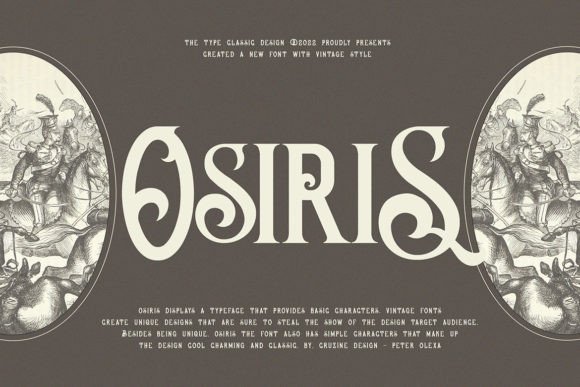 Osiris Font