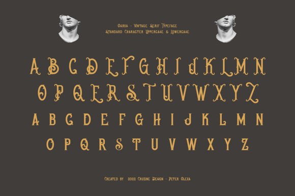 Osiris Font preview 4