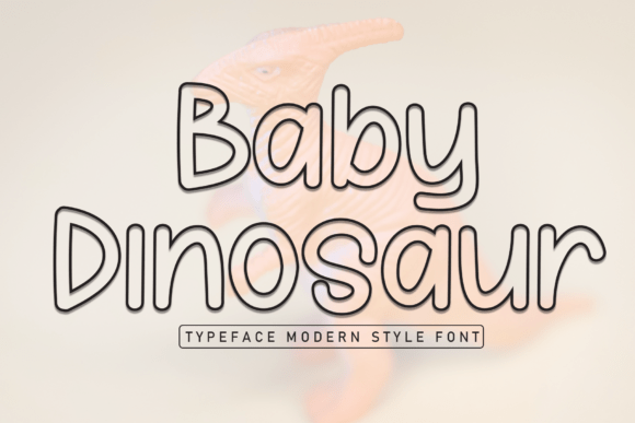 Baby Dinosaur Font