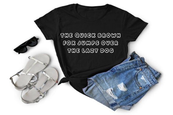 Outline Bubble Font preview 3