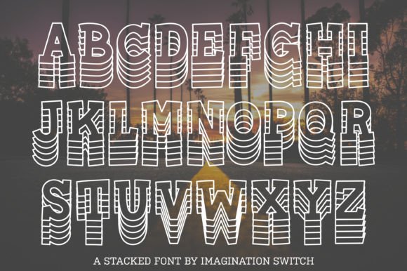 Outside Font preview 3