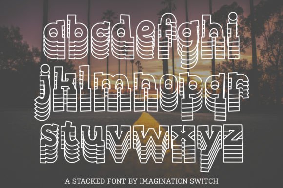 Outside Font preview 5