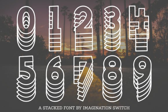 Outside Font preview 7