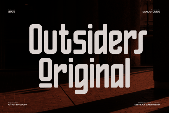 Outsiders Original Font