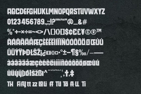 Over Thinking Font preview 2