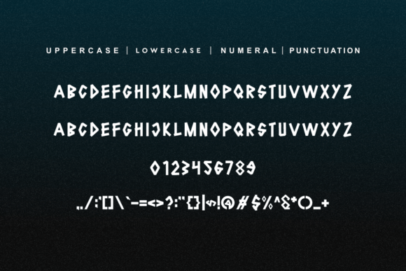 Oxgeren Font preview 3