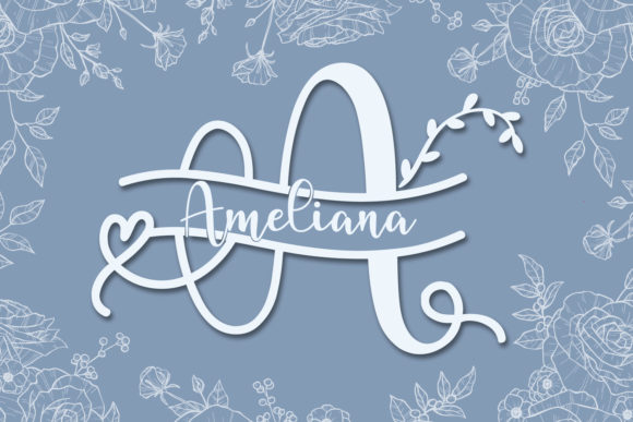 Ameliana Monogram Font