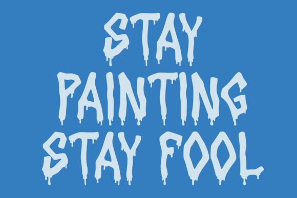Paint King Font preview 3