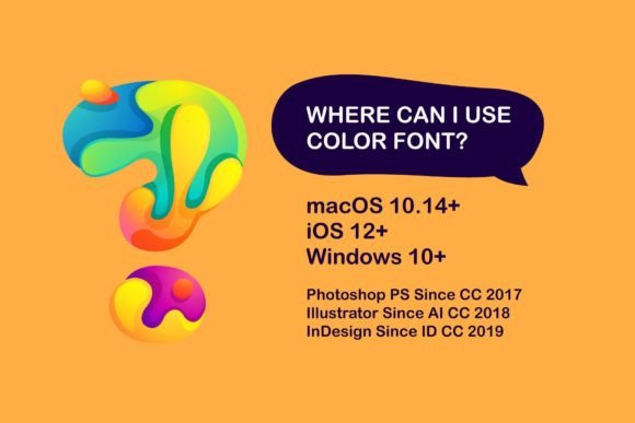 Paint Splashes Font preview 2