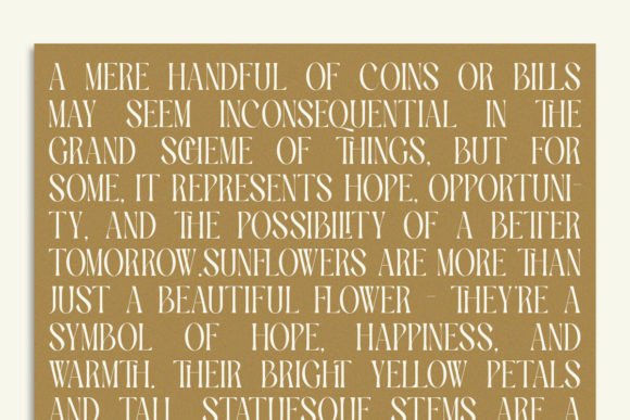 Palatino Font preview 3