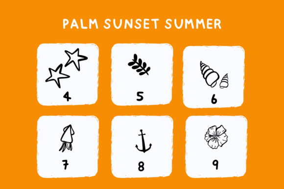 Palm Sunset Summer Font preview 4