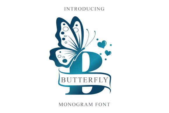 Butterfly Monogra Font