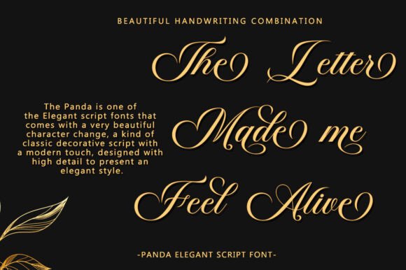 Panda Font preview 3