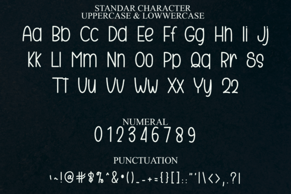 Panda Chubby Font preview 3