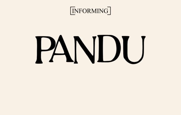 Pandu Font preview 2