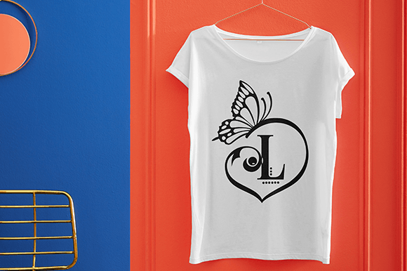 Butterfly Love Monogram Font preview 3
