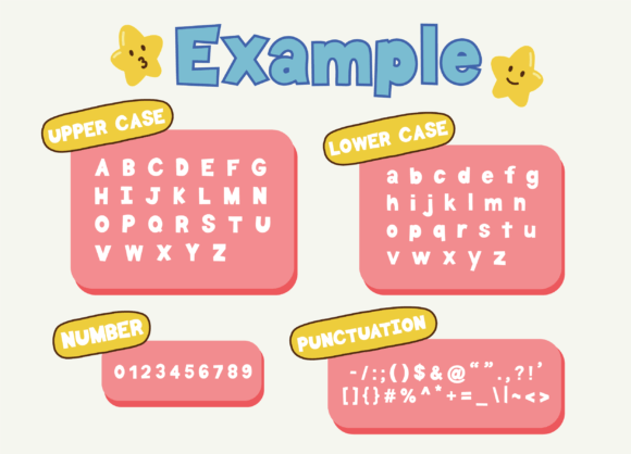 Paper Cut Font preview 2
