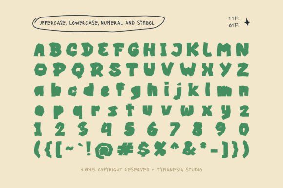 Paper Kuto Font preview 2