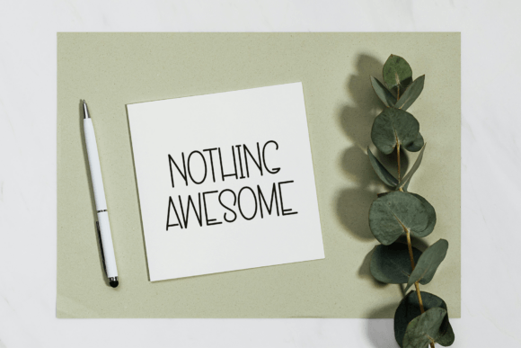 Paper Modern Font preview 2
