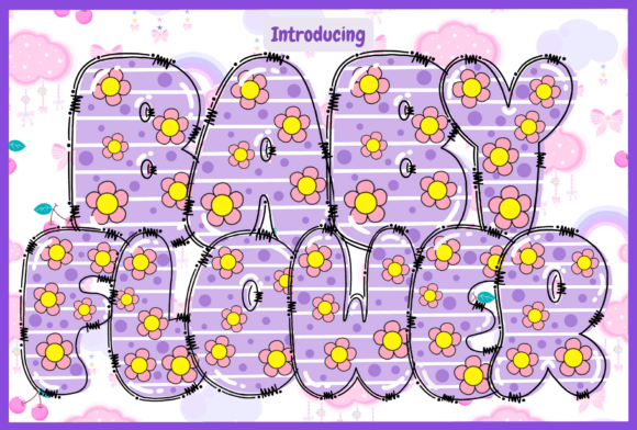 Baby Flower Font