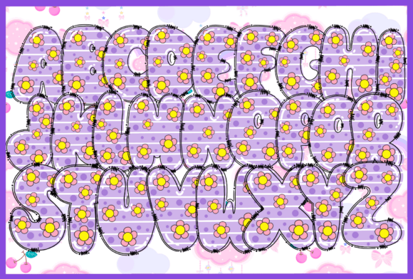 Baby Flower Font preview 2
