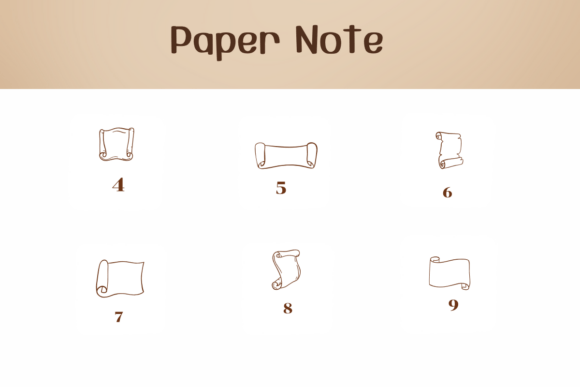 Paper Note Font preview 4