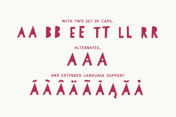 Papercute Font preview 4