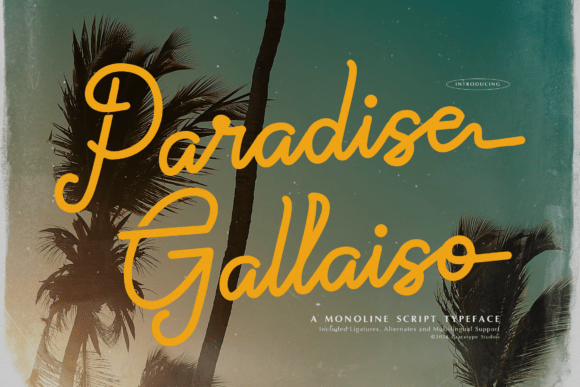 Paradise Gallaiso Font