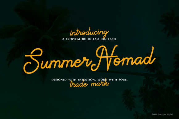 Paradise Gallaiso Font preview 4