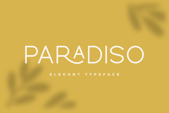 Paradiso Font preview 2